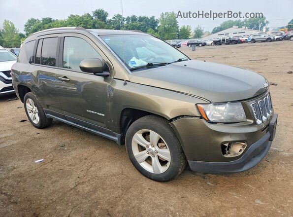 1C4NJDEB7GD541876 2016 JEEP COMPASS Green Передня права чверть
