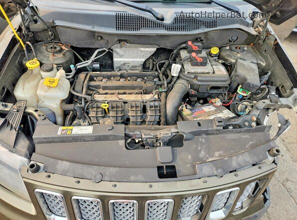 1C4NJDEB7GD541876 2016 JEEP COMPASS Green Вид підкапотного простору