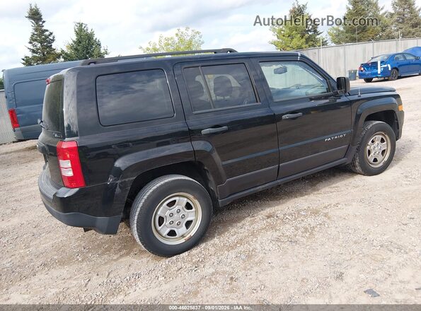 1C4NJPBA3GD710613 2016 JEEP PATRIOT Black Задня права чверть