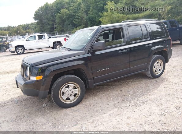 1C4NJPBA3GD710613 2016 JEEP PATRIOT Black Передня ліва чверть
