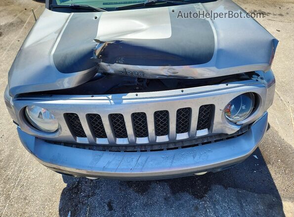 1C4NJPBAXGD749084 2016 JEEP PATRIOT Серебряный Вид подкапотного пространства