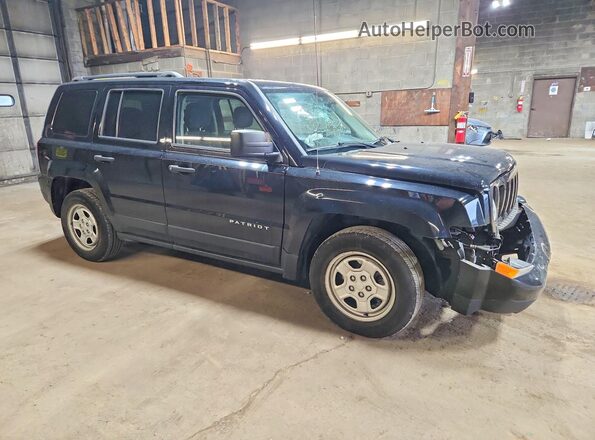 1C4NJPBB7GD548221 2016 JEEP PATRIOT Black წინა მარჯვენა