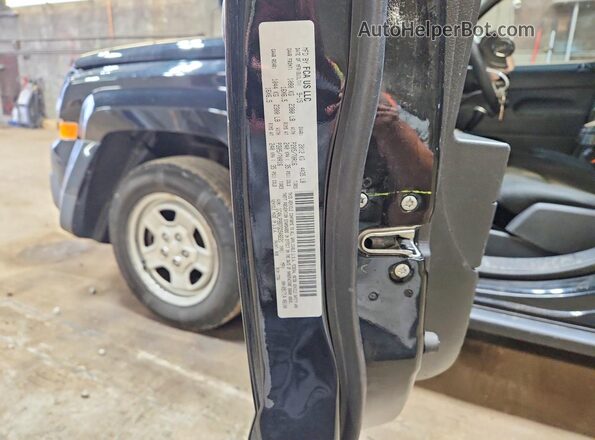 1C4NJPBB7GD548221 2016 JEEP PATRIOT Black VIN კოდის სტიკერის ხედი