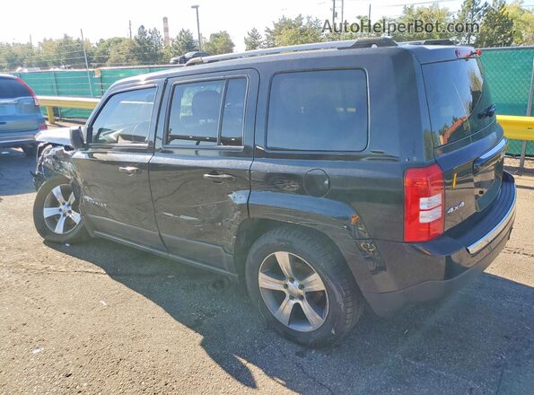 1C4NJRFB0HD128243 2017 JEEP PATRIOT Black Trasero izquierdo