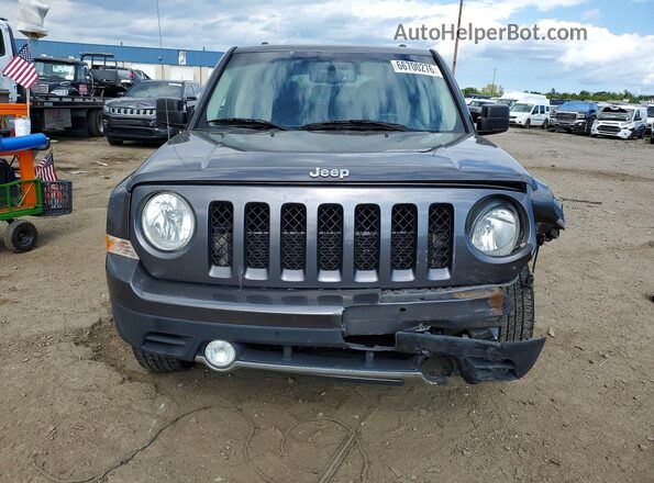 1C4NJRFB5HD206306 2017 JEEP PATRIOT Gray წინა ხედი