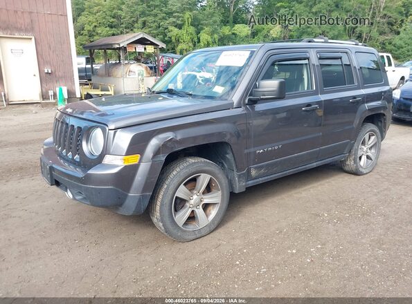 1C4NJRFBXGD784187 2016 JEEP PATRIOT Серый Передняя левая четверть