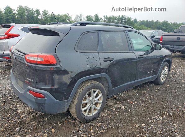 1C4PJLAB2GW264857 2016 JEEP CHEROKEE Черный Задняя правая четверть