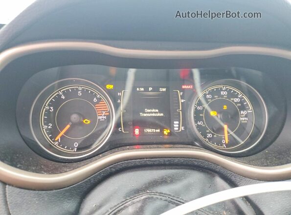 1C4PJLAB2GW264857 2016 JEEP CHEROKEE Черный Вид щитка приборов