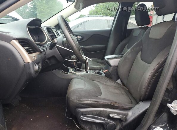 1C4PJLAB2GW264857 2016 JEEP CHEROKEE Черный Вид салона спереди