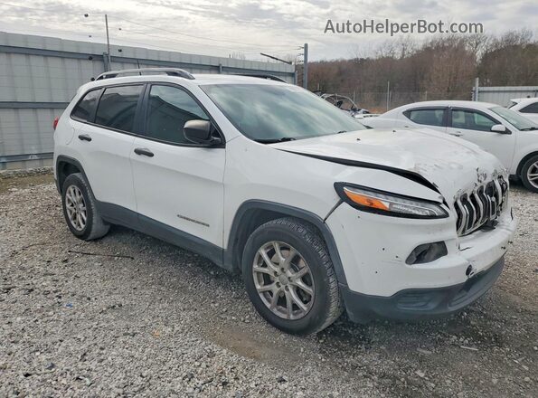 1C4PJLAB2HW669182 2017 JEEP CHEROKEE White Przód prawy