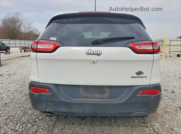 1C4PJLAB2HW669182 2017 JEEP CHEROKEE White Widok z tyłu