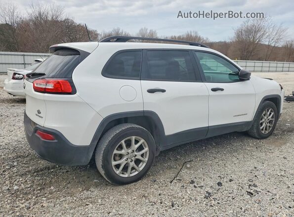 1C4PJLAB2HW669182 2017 JEEP CHEROKEE White Tył prawy