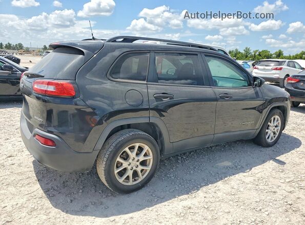 1C4PJLAB6GW336854 2016 JEEP CHEROKEE Black Задня права чверть