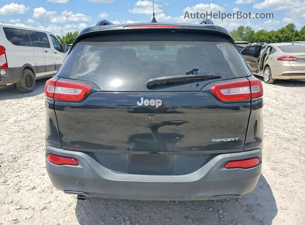 1C4PJLAB6GW336854 2016 JEEP CHEROKEE Black Вид ззаду
