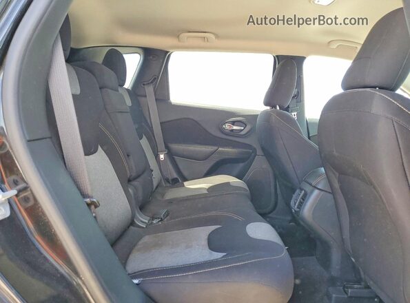 1C4PJLAB6GW336854 2016 JEEP CHEROKEE Black Вид задньої частини салону