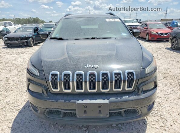 1C4PJLAB6GW336854 2016 JEEP CHEROKEE Black Вид спереду