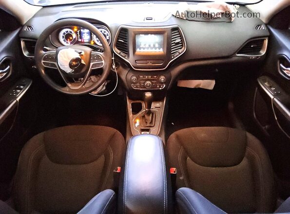 1C4PJLCB0KD459633 2019 JEEP CHEROKEE Белый Вид панели приборов