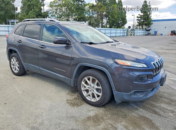 1C4PJLCB2GW113868 2016 JEEP CHEROKEE Серый Передняя правая четверть