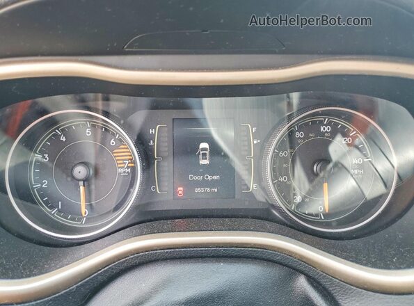 1C4PJLCB2GW113868 2016 JEEP CHEROKEE Серый Вид щитка приборов