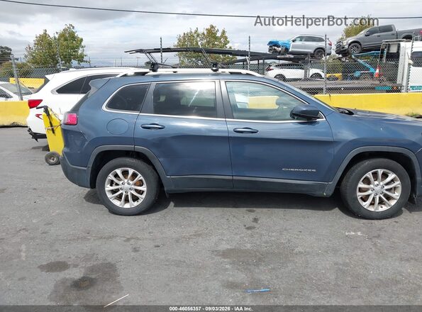 1C4PJLCB2KD406268 2019 JEEP CHEROKEE Синий Вид задней части салона