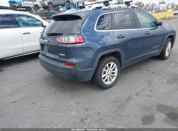 1C4PJLCB2KD406268 2019 JEEP CHEROKEE Синий Задняя правая четверть