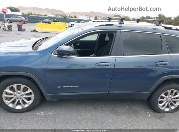 1C4PJLCB2KD406268 2019 JEEP CHEROKEE Синий Панорамный вид салона 360°