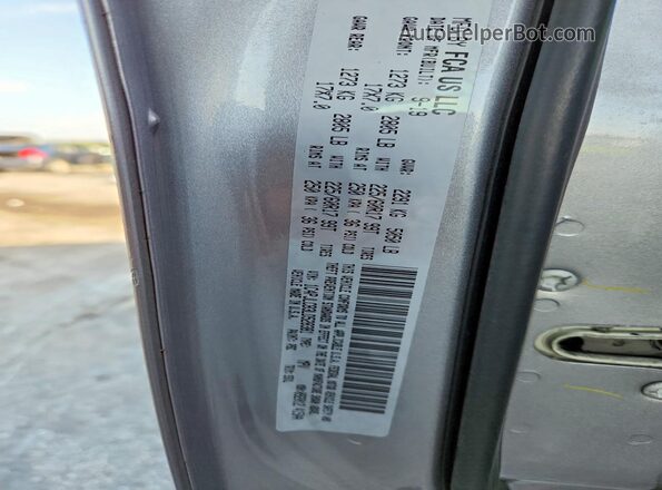 1C4PJLCB3LD528381 2020 JEEP CHEROKEE Gray VIN კოდის სტიკერის ხედი