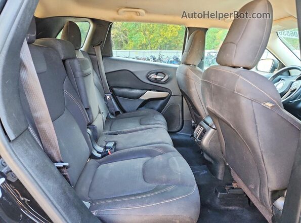 1C4PJLCB4HW591937 2017 JEEP CHEROKEE Black Vista de los asientos traseros