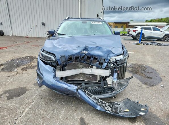 1C4PJLCB4LD606506 2020 JEEP CHEROKEE Синий Вид спереди