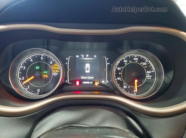 1C4PJLCB6GW369348 2016 JEEP CHEROKEE Black Սարքավորումների վահանակի տեսք