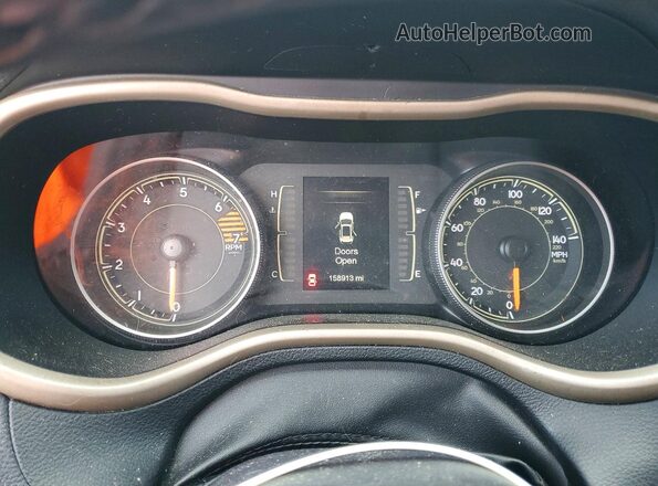 1C4PJLCB8JD595779 2018 JEEP CHEROKEE Black Widok zestawu wskaźników