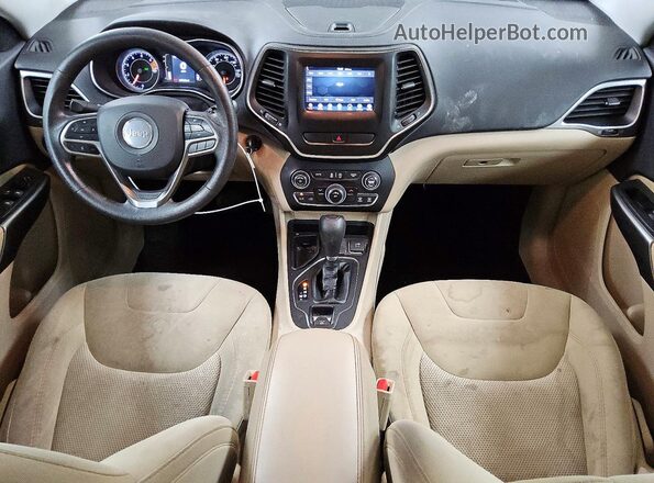 1C4PJLCB8KD160116 2019 JEEP CHEROKEE Gray Առջևի վահանակի տեսք
