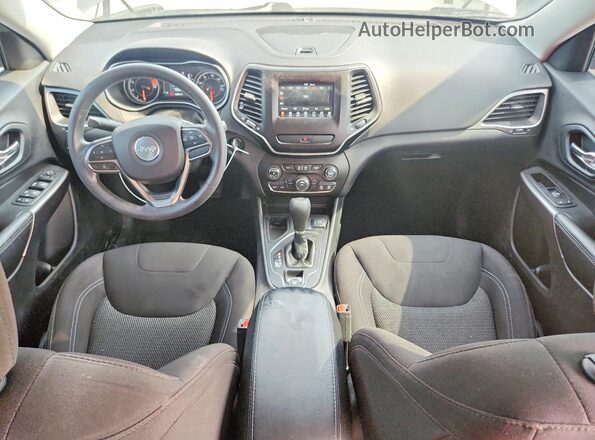 1C4PJLCB8KD444216 2019 JEEP CHEROKEE Gray Вид панелі приладів