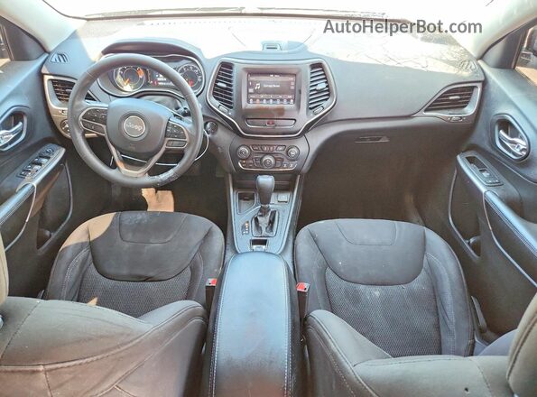 1C4PJLCB9KD147861 2019 JEEP CHEROKEE Зеленый Вид панели приборов