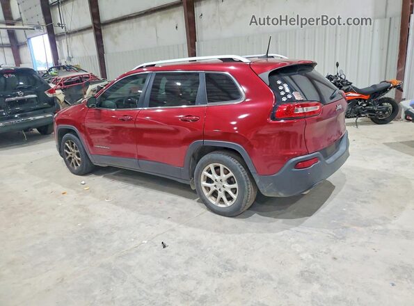 1C4PJLCS9HW640453 2017 JEEP CHEROKEE Бордовый Задняя левая четверть