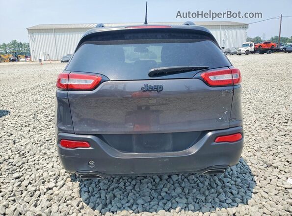 1C4PJLCXXJD527852 2018 JEEP CHEROKEE Gray უკანა ხედი