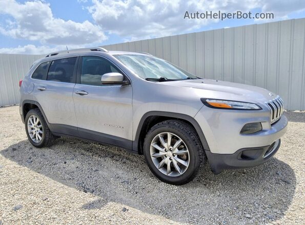 1C4PJLDB0JD560779 2018 JEEP CHEROKEE Серый Передняя правая четверть