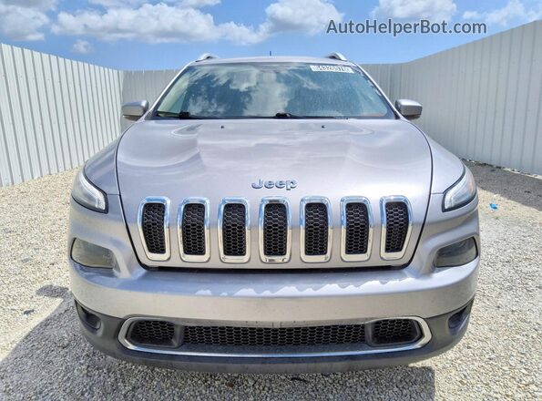 1C4PJLDB0JD560779 2018 JEEP CHEROKEE Серый Вид спереди