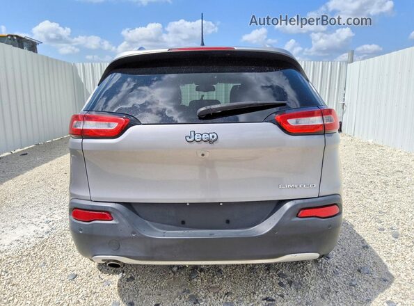1C4PJLDB0JD560779 2018 JEEP CHEROKEE Серый Вид сзади
