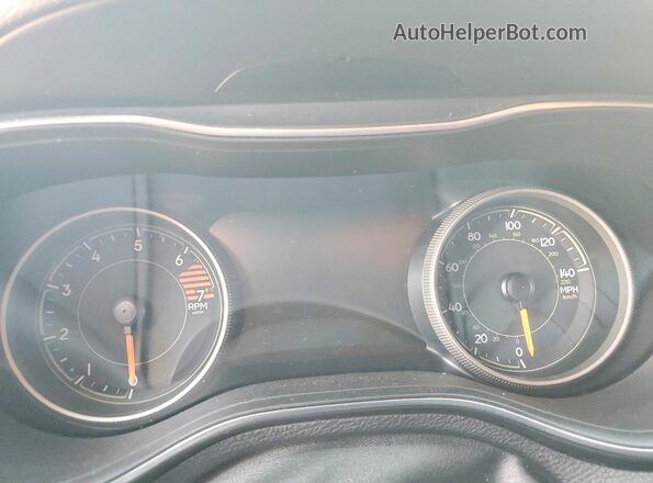 1C4PJLDB0KD270057 2019 JEEP CHEROKEE Black Widok zestawu wskaźników