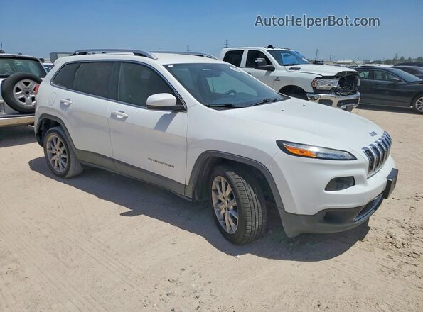 1C4PJLDB4JD565922 2018 JEEP CHEROKEE Белый Передняя правая четверть