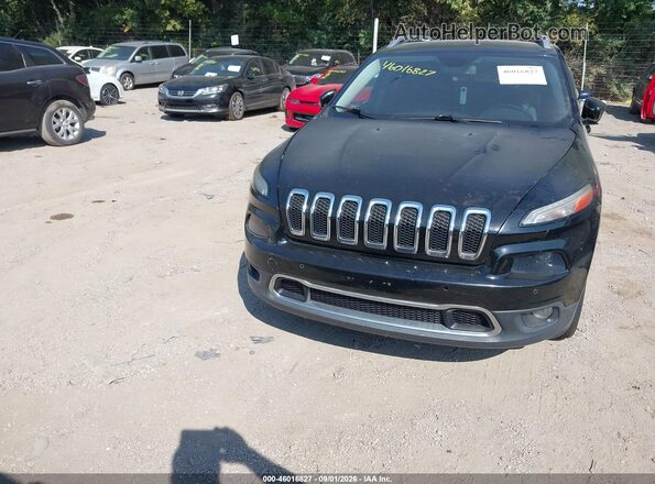 1C4PJLDB7JD568183 2018 JEEP CHEROKEE Black Front view