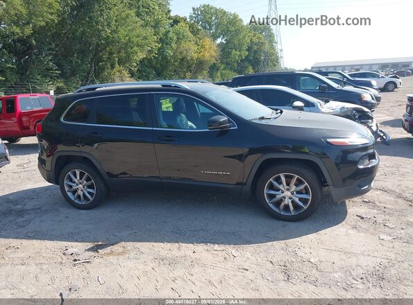 1C4PJLDB7JD568183 2018 JEEP CHEROKEE Black Rear interior view