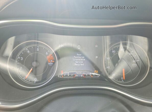 1C4PJLDB8KD295823 2019 JEEP CHEROKEE Gray Սարքավորումների վահանակի տեսք
