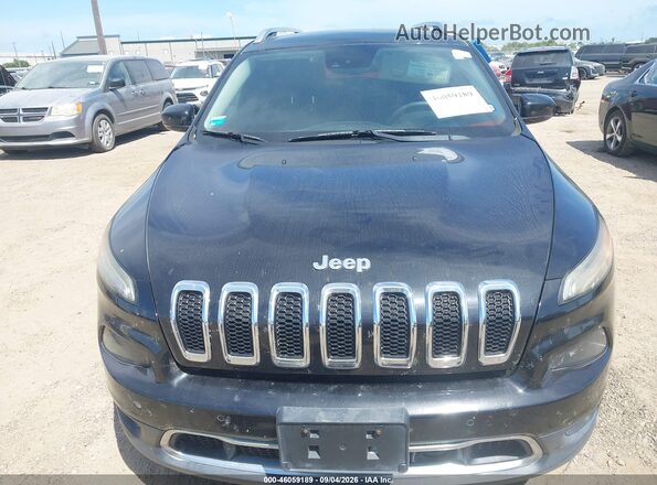 1C4PJLDS2GW160817 2016 JEEP CHEROKEE Black ხელსაწყოთა პანელის ხედი