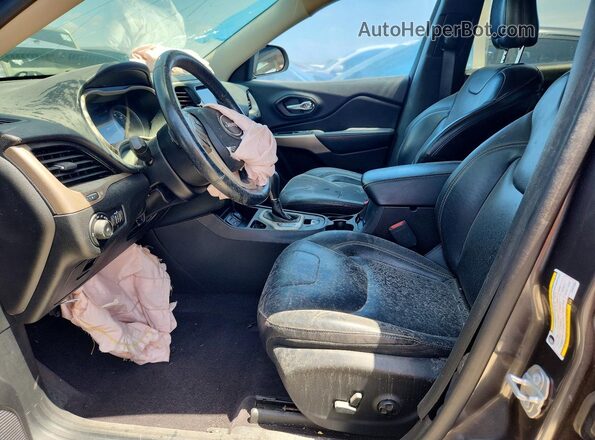 1C4PJLDS6HW573681 2017 JEEP CHEROKEE Gray Vista interior delantera