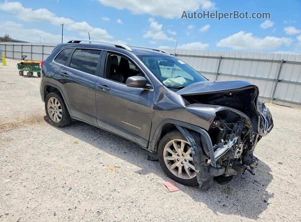 1C4PJLDS6HW573681 2017 JEEP CHEROKEE Gray Delantero derecho