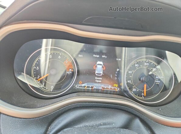 1C4PJLDS7GW106607 2016 JEEP CHEROKEE White Widok zestawu wskaźników