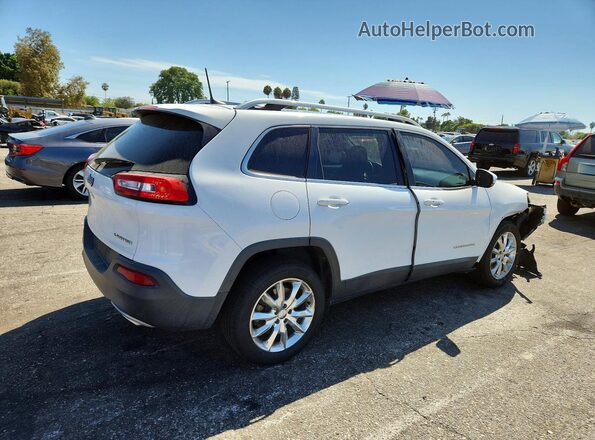 1C4PJLDS7GW106607 2016 JEEP CHEROKEE White Tył prawy