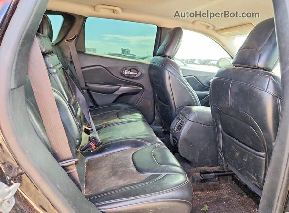 1C4PJLLN4KD164240 2019 JEEP CHEROKEE Black Widok wnętrza z tyłu